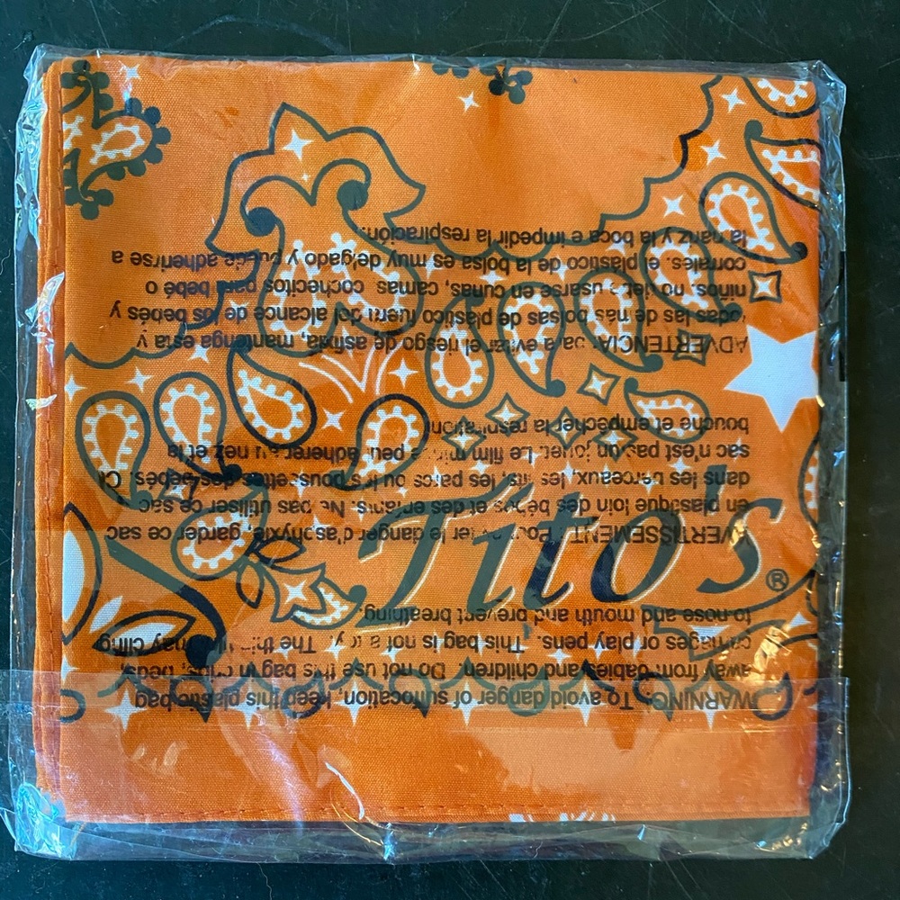 Tito’s Handmade in Austin - Orange Bandana Stagecoach Festival Coachella